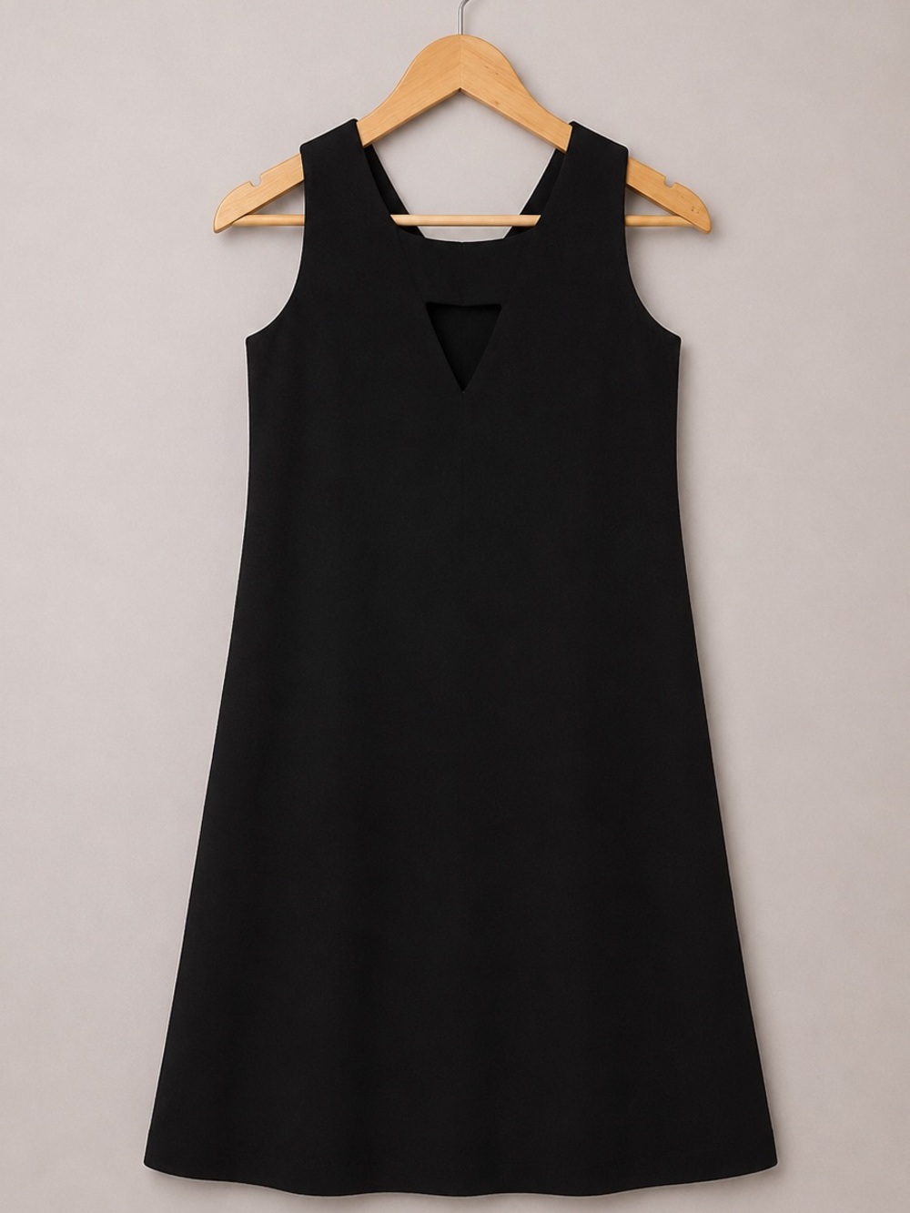 Milly Black Keyhole Shift Dress Stretch Career Cocktail Size P